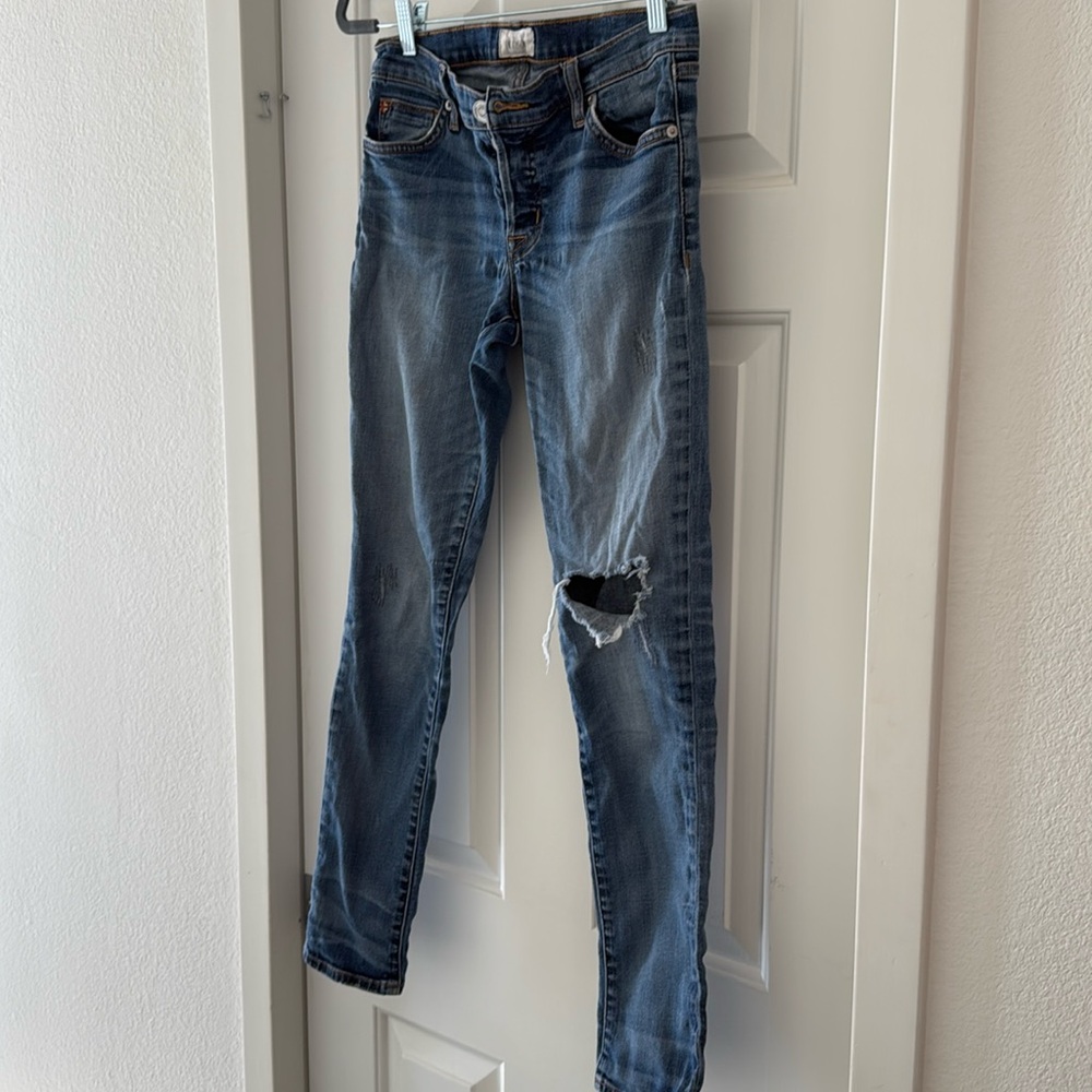 Hudson skinny distressed jeans size 25